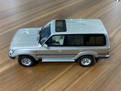 1:18 Resin Model - Otto Mobile Toyota Land Cruiser FZJ 80 (Silver, Limited to 3000)