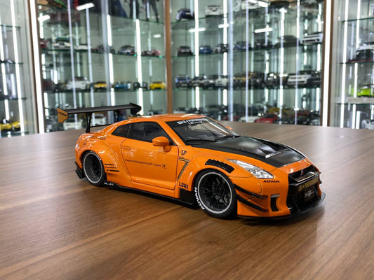 1/18 Diecast Solido Nissan GT-R R35 LB*Work Type 2 Orange