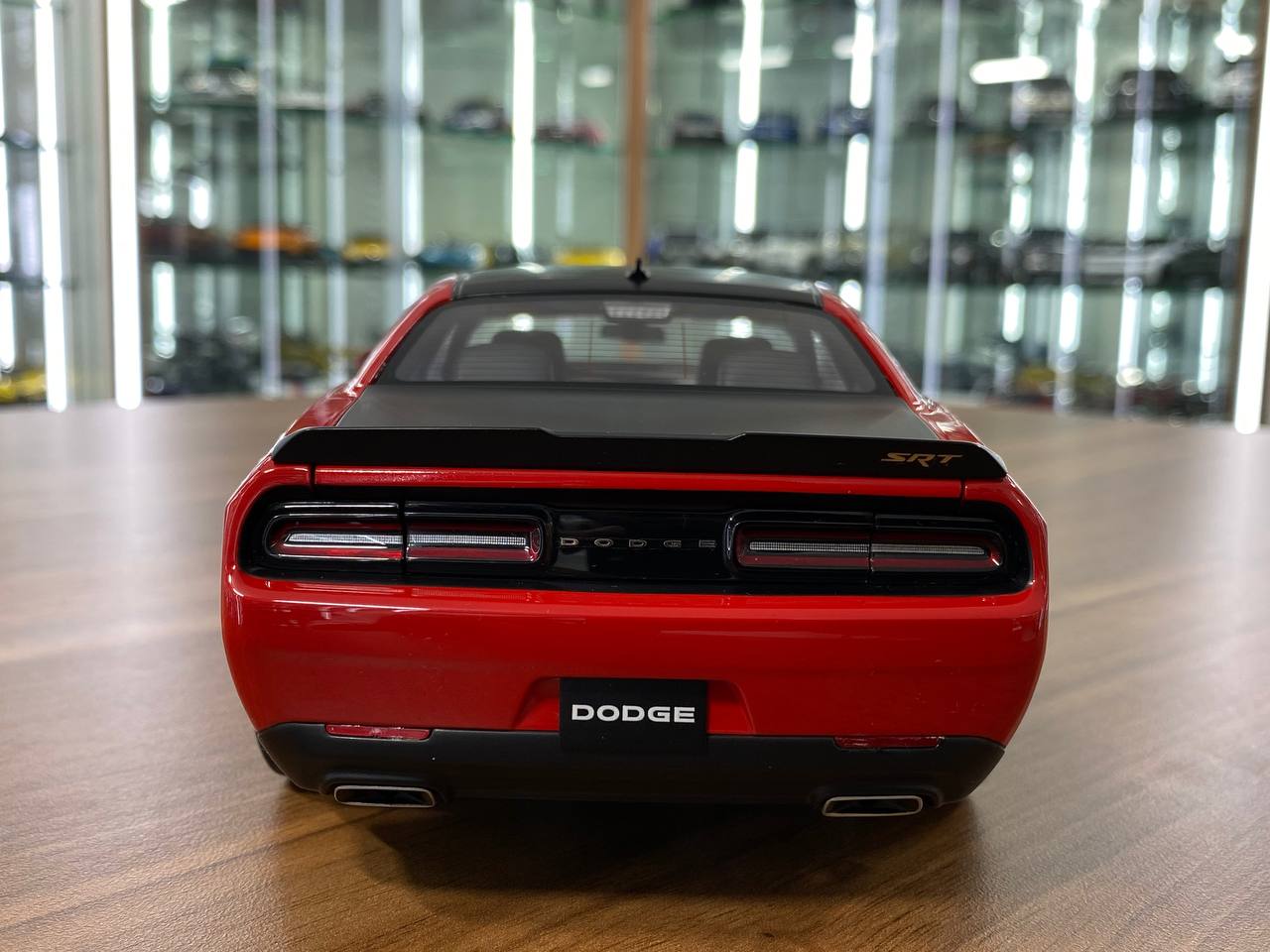 1/18 Diecast Dodge Challenger SRT Demon Red AutoArt Scale Model Car