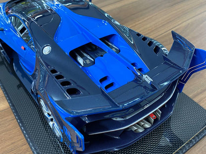 1/12 Resin Model - Bugatti Vision Gran Turismo by Look Smart (Light Blue Sport Racing Carbon)