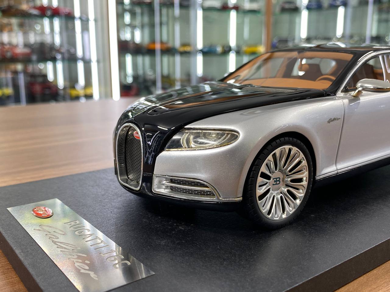 1:18 Resin Model - Bugatti 16C Galibier by TRL Models (Black/Silver)