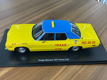 1:18 Diecast – KK Scale Dodge Monaco 1974 Texas Cab