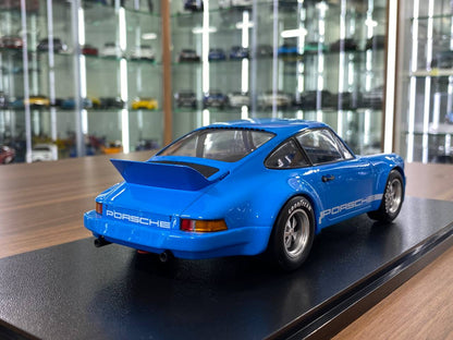 1/18 Diecast Werk83 Porsche 911 Carrera RSR 3.0 in Blue