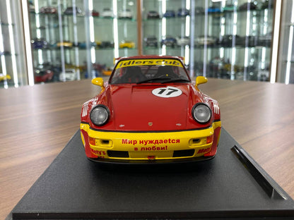 1/18 Diecast Solido Porsche RWB - MATY'S IDLERS 2016 #17 in Red/Yellow