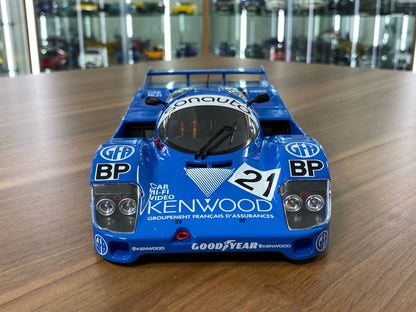 1/18 Diecast Solido Porsche 956LH-24H LE MANS 1983 #21 in Blue