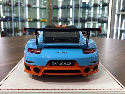 1:18 Resin Model - Dino Porsche 911 GT2 RS - Gulf Livery - Limited 5 pcs