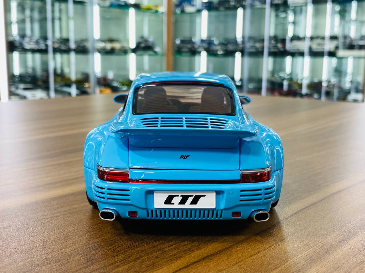 Almost Real Porsche RUF CTR Anniversary 2017 - 1/18 Diecast Model, Bavarian Sky Blue