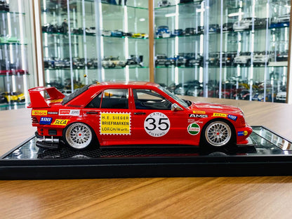 VIP Model Mercedes-Benz 190 E & A$AP Rocky’s Edition – 1/18 Resin Model, Red Pig Decal, Limited to 30 Units