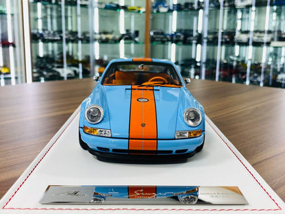 Ivy Model Porsche 911 Singer – 1/18 Resin Model, Gulf Blue, Limited 50