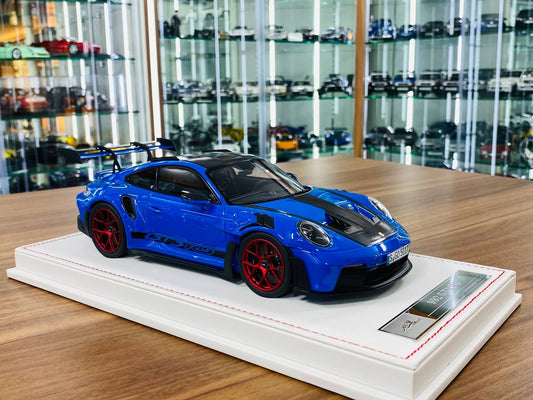 Ivy Model 1/18 Porsche 911 992 GT3 RS Weissach – Shark Blue, Limited to 15 pcs