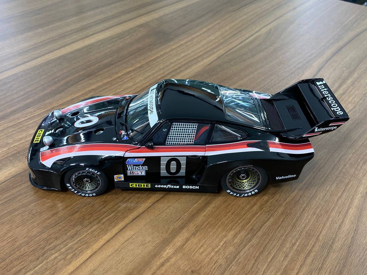 1/18 Diecast Metal - Porsche 935 Daytona 24Hr Winner #0 Black by TSM Model