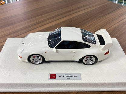 1/18 Resin - Porsche 911 (993) Carrera RS 1995 (Japan Version) White by Make Up