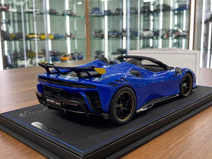 1/18 Resin Model - Ferrari SF90 XX Spider Azzurro Dino by BBR Models