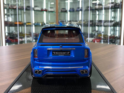 1:18 Resin Model - Rolls Royce Cullinan Mansory by FuelMe Models (Royal Blue)