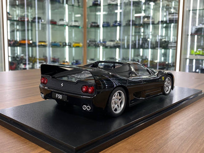 1:18 Diecast – KK Scale Ferrari F50 Hardtop in Black