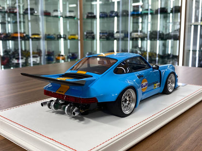 1:18 Resin Model – Runner Porsche KS-R in Gulf Blue