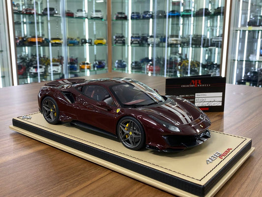 1:18 Resin Model – MR Collection Ferrari 488 Pista Rubino Micalizzato