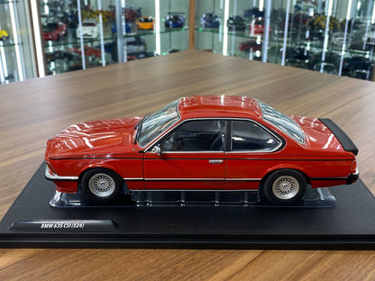 1/18 Diecast Solido BMW 635 CSI (E24) 1984 in Red (Doors Opening)