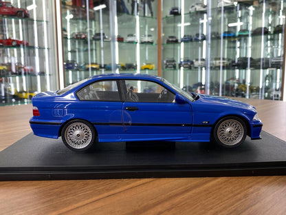 1/18 Diecast Solido BMW M3 E36 Coupe 1990 in blue with black interior