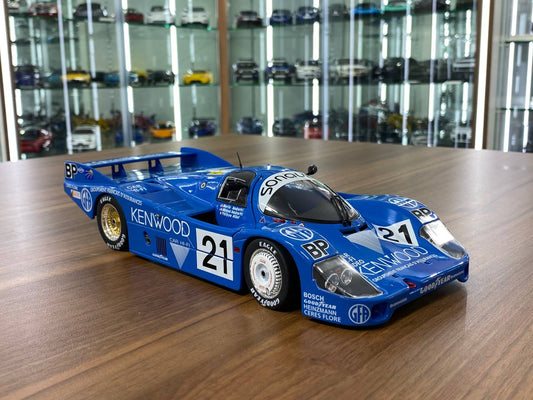 1/18 Diecast Solido Porsche 956LH-24H LE MANS 1983 #21 in Blue