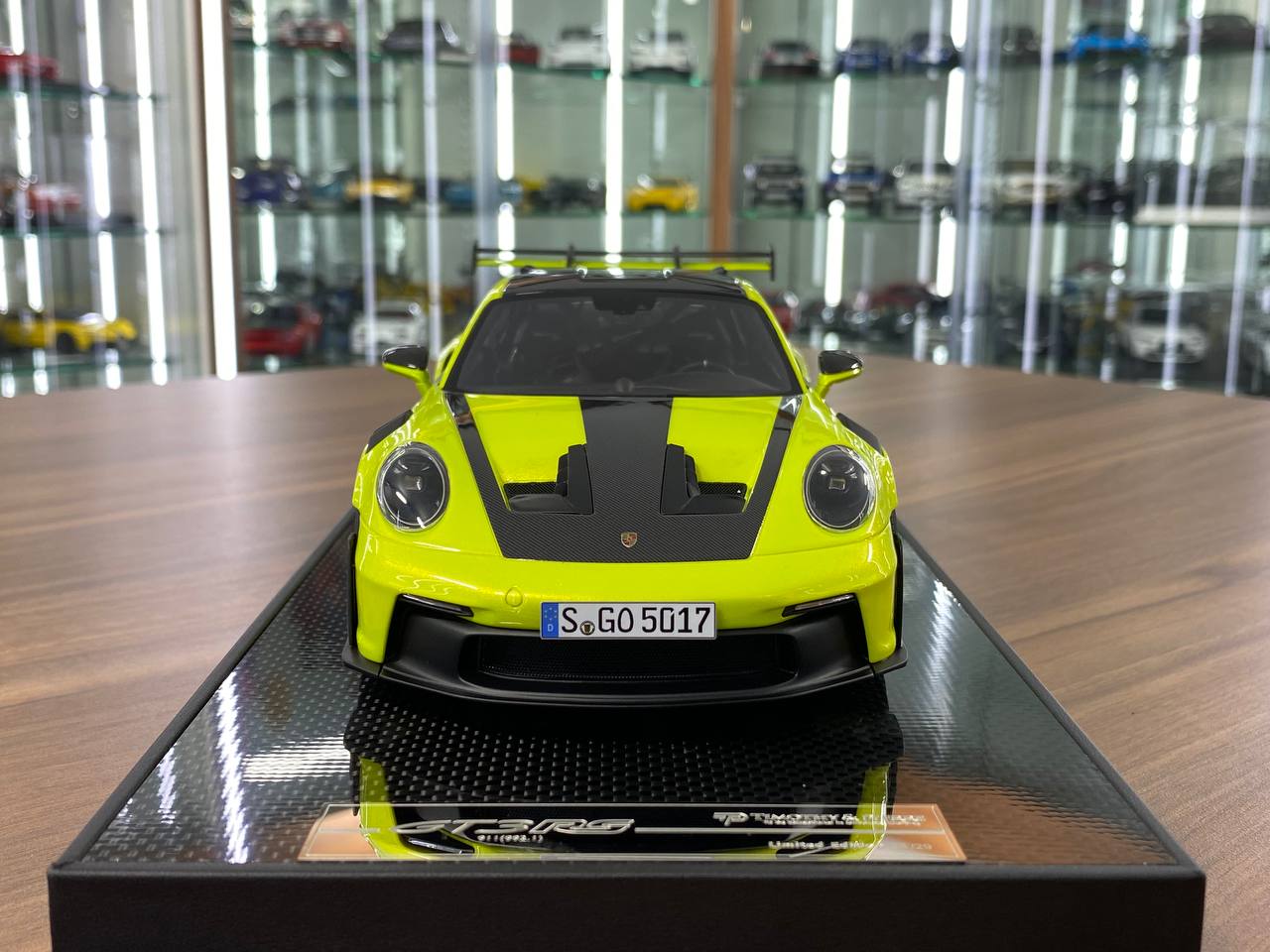 1:18 Resin Model – Timothy & Pierre Porsche 911 GT3 RS (992.1) Weissach Package – Light Green (Limited 29 pcs)