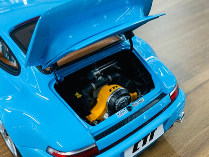 Almost Real Porsche RUF CTR Anniversary 2017 - 1/18 Diecast Model, Bavarian Sky Blue