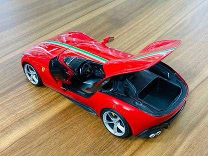 1/18 Diecast Ferrari Monza SP1 Red Bburago Scale Model Car