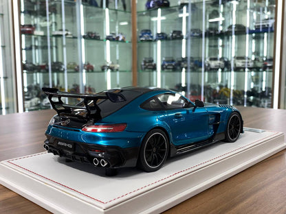 1/18 Resin Model - Mercedes AMG GT Black Series by IVY Model (Teal Blue Metallic)