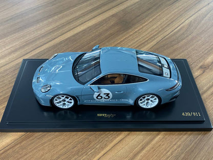 1/18 Resin Model - Porsche 911 T/S Blue by Spark Models