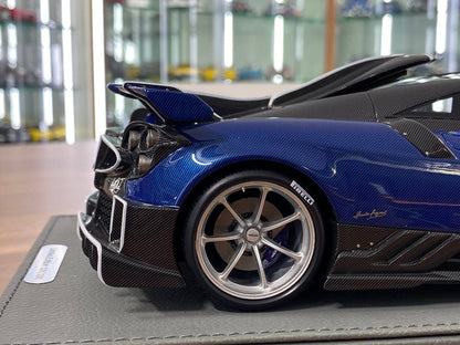 1/18 Resin Model - Pagani Imola Carbon Fiber Blue by BBR Models