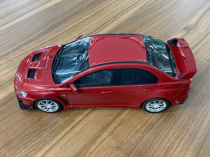 1:18 Resin Model  - Otto Mobile Mitsubishi Lancer Evo X FQ 400 (Red)