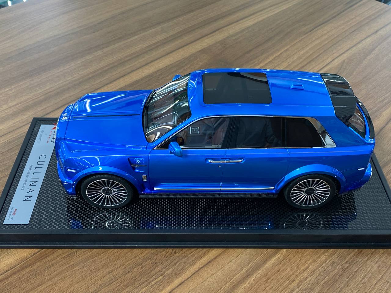 1:18 Resin Model - Rolls Royce Cullinan Mansory by FuelMe Models (Royal Blue)