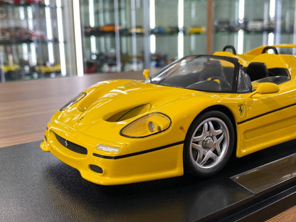 1:18 Diecast – KK Scale Ferrari F50 in Yellow