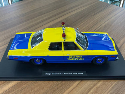 1:18 Diecast – KK Scale Dodge Monaco 1974 New York State Police