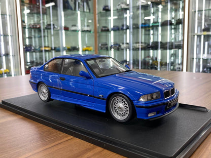 1/18 Diecast Solido BMW M3 E36 Coupe 1990 in blue with black interior