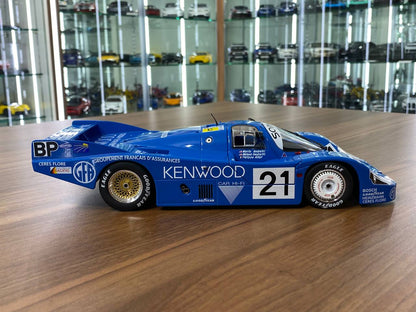 1/18 Diecast Solido Porsche 956LH-24H LE MANS 1983 #21 in Blue