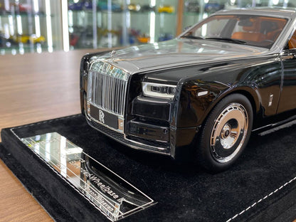 1/18 Resin H&H Rolls Royce Phantom Extended Wheelbase  II Black / Silver Limited Edition 30