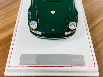 Ivy Model Porsche 911 Singer – 1/18 Resin Model, Irish Green/White Stripe, Limited 57