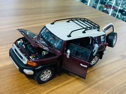 1/18 Diecast Toyota FJ Cruiser Brown by AUTOart Scale Model Car