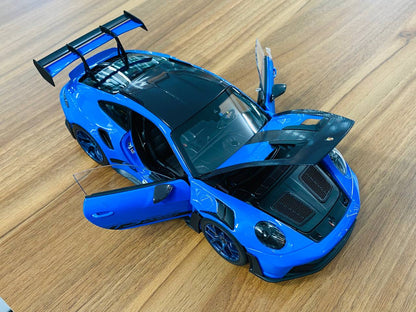 Porsche 911 (992) GT3 RS Weissach Package (2022)Norev [1/18 Diecast Shark Blue Limited Edition]