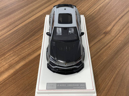 1:18 Resin Model (Not Opening) - IVY Model Lamborghini URUS LB Works (Fighter Grey)