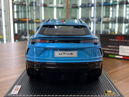 1:18 Resin Model – MR Collection Lamborghini Urus Gulf Blue / Italy Flag (1 of 1)