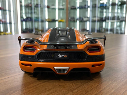 1:18 Diecast Metal Full Opening – AUTOart Koenigsegg Agera RS – Cone Orange / Black Accents