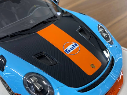 1:18 Resin Model - Dino Porsche 911 GT2 RS - Gulf Livery - Limited 5 pcs