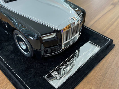 1/18 Resin H&H Rolls Royce Phantom Extended Wheelbase  II Black / Silver Limited Edition 30