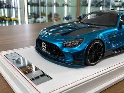 1/18 Resin Model - Mercedes AMG GT Black Series by IVY Model (Teal Blue Metallic)