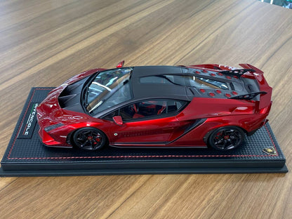 1/18 Resin Model - Lamborghini Invencible by MR Collection (Rosso Efesto)