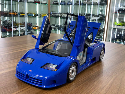 1/12 Diecast Full opening KK Scale Bugatti EB 110 Blue