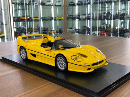 1:18 Diecast – KK Scale Ferrari F50 in Yellow