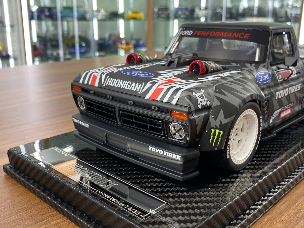 1:18 Resin - VIP Model Ford Hoonitruck New Monster Decal (RARE Ken Block's Gymkhana 10)